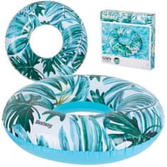 Bestway 36237 Napihljivo kolo Palm leaf blue