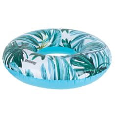 Bestway 36237 Napihljivo kolo Palm leaf blue