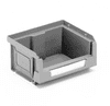 Shranjevalni zabojček, 90x105x55 mm, 50 v paketu, sivi