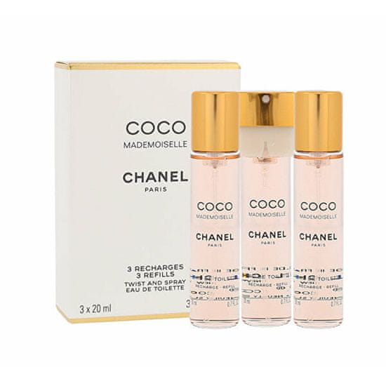 Chanel Coco Mademoiselle - EDT - polnilo  (3 x 20 ml)