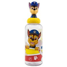 Stor Plastična plastenka 3D s figuro PAW PATROL, 560ml, 74858