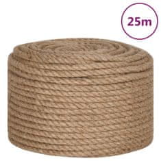 Vidaxl Vrv iz jute 25 m dolžina 14 mm debelina