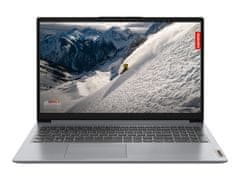 Lenovo IdeaPad 1 prenosnik, R3-7320U, 8 GB, 512 GB, 39,62 cm, FHD, FreeDOS, siva (82VG0080SC)