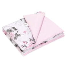 Inny Bombažna odeja 55x75 s polnilom Pink Flowers - KM-1-PF-B