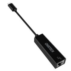 slomart choetech zunanja omrežna kartica rj45 - usb tip c (1000 mbps) ethernet črna (hub-r01)