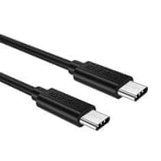 slomart choetech kabel usb tipa c - usb tipa c 3a 3m črn (cc0004)