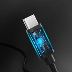 slomart choetech kabel usb tipa c - usb tipa c 3a 3m črn (cc0004)