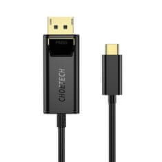 slomart choetech enosmerni kabelski adapter iz usb tipa c v prikazovalnik 4k 1,8 m črn (xcp-1801bk)