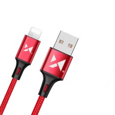 slomart wozinsky kabel usb - lightning 2.4a 2m rdeč (wuc-l2r)