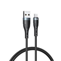 slomart remax usb - micro usb kabel za polnjenje in prenos podatkov 2,4a 1m črn (rc-c006)