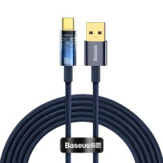 slomart baseus explorer series kabel usb - usb tip c 100w 2m modri (cats000303)