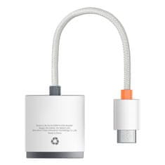 BASEUS Adapter HDMI na VGA + minijack 3,5 mm napajanje microUSB Lite Series bela