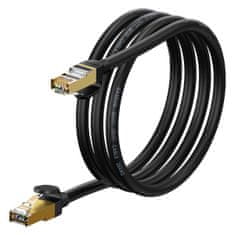 shumee Speed Seven hitri RJ45 Cat 7 10Gbps omrežni kabel 1,5 m črn