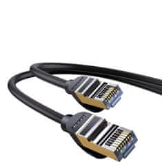 BASEUS Speed Seven RJ45 Cat 7 10Gbps hitri omrežni kabel 1,5 m črne barve