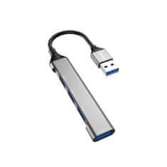 slomart dudao hub 4v1 usb-a - 4x usb-a (3 x usb2.0 / usb3.0) 6,3cm črna (a16b)