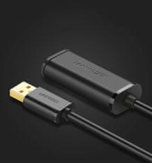 slomart ugreen kabel aktivni podaljšek usb-a (moški) - usb-a (ženska) usb 2.0 480mb/s 15m črn (us121)