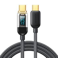 PRO Kabel USB-C za hitro polnjenje in prenos podatkov 100W 1,2 m črn