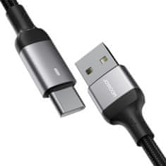 PRO Kabel za hitro polnjenje USB z USB-C serije A10 3A 1,2 m črn