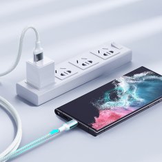 Joyroom Kabel za hitro polnjenje USB z USB-C serije A10 3A 3 m, bele barve