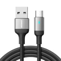 slomart joyroom usb - micro usb 2.4a kabel za hitro polnjenje in prenos podatkov 2 m črn (s-um018a10)