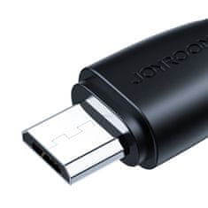 slomart joyroom usb kabel - micro usb 2.4a surpass serija za hitro polnjenje in prenos podatkov 2 m črn (s-um018a11)