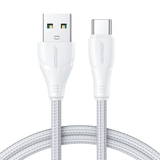 slomart joyroom usb kabel - usb c 3a surpass series za hitro polnjenje in prenos podatkov 2 m bel (s-uc027a11)