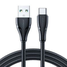 slomart joyroom usb kabel - usb c 3a surpass series za hitro polnjenje in prenos podatkov 3 m črn (s-uc027a11)