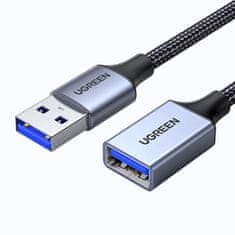 Ugreen Kabel USB 3.0 podaljšek 5 m pleteni kabel črne barve