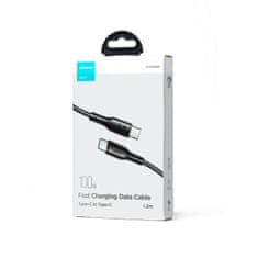 slomart kabel usb c - usb c 100w 1,2m joyroom s-cc100a13 - črn