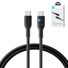 slomart kabel usb c - usb c 100w 1,2m joyroom s-cc100a13 - črn