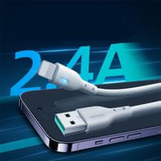 Joyroom Kabel za iPhone z indikatorjem LED USB - Lightning 2,4A 2 m bel