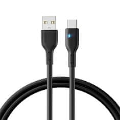 slomart kabel usb - usb c 3a 1,2 m joyroom s-uc027a13 - črn