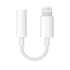 slomart adapter iz priključka lightning v mini priključek za slušalke 3,5 mm (ženski) apple mmx62zm/a bela