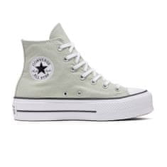 Converse Čevlji zelena 37.5 EU Chuck Taylor All Star Lift Platform