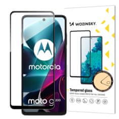 slomart wozinsky polno lepilo kaljeno steklo motorola moto g200 5g 9h kaljeno steklo za celoten zaslon s črnim okvirjem