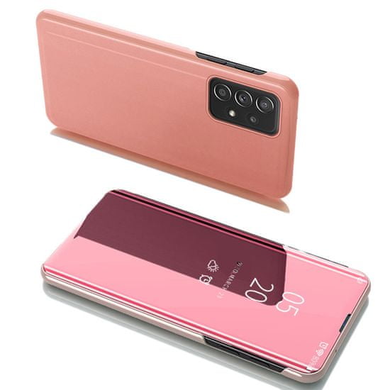 slomart prozorno ohišje flip case samsung galaxy a53 5g pink