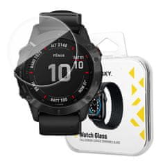 slomart wozinsky watch glass hibridno steklo za garmin fenix 6x pro transparentno