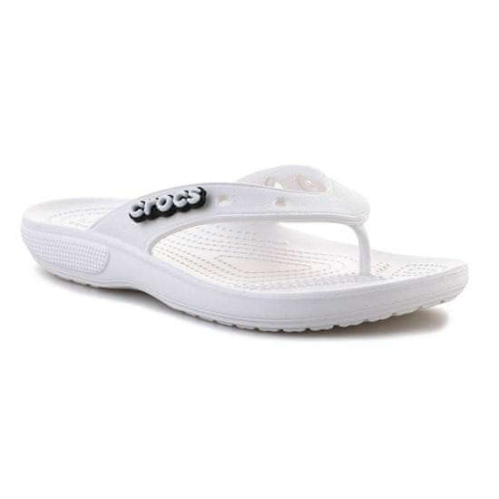 Crocs Japanke bela Classic Flip