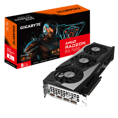 Gigabyte Radeon RX 7600 GAMING OC 8G grafična kartica, 8 GB GDDR6 (GV-R76GAMING OC-8GD)