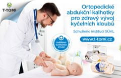 T-tomi ortopedske abdukcijske hlačke na ježka, 3 - 6 kg, motiv psov