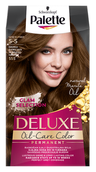 Schwarzkopf Palette Deluxe barva za lase, 5-5 Sijoče Rjava (555)