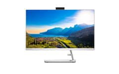 Lenovo IdeaCentre 3 AIO računalnik, R5-7530U, 68.58 cm, FHD, 16 GB, 512 GB, UMA, W11H, bela (F0FY00GQSC)