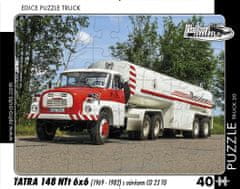 RETRO-AUTA Puzzle Tovornjak št. 20 Tatra 148 NTt 6x6 s prikolico CO 23 TO (1969-1982) 40 kosov