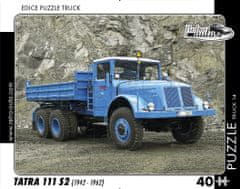 RETRO-AUTA Puzzle tovornjak št. 14 Tatra 111 S2 (1942-1962) 40 kosov