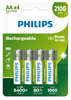 Philips polnilne baterije, AA, 2100 mAh, 4/1, blister