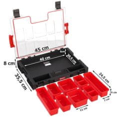 botle Organizator z odstranljivimi vedri M modularni PRO