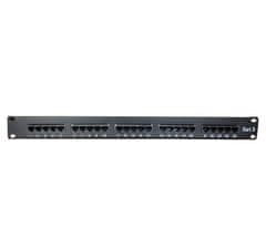 XtendLan Patch panel, 1U/19", 25 priključkov, cat.3