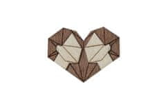 BeWooden lesena broška z dvojnim motivom Gemini Brooch univerzalna