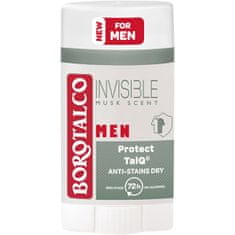 Borotalco Trdni deodorant Men Invisible Dry (Deo Stick) 40 ml