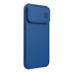 slomart nillkin camshield s case iphone 14 pro max armoured case camera cover blue